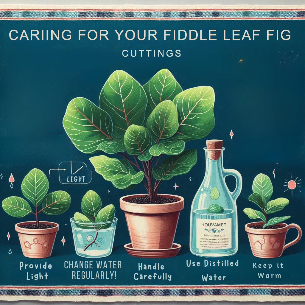 caring for your fiddle leaf fig propagation stem cuttings 