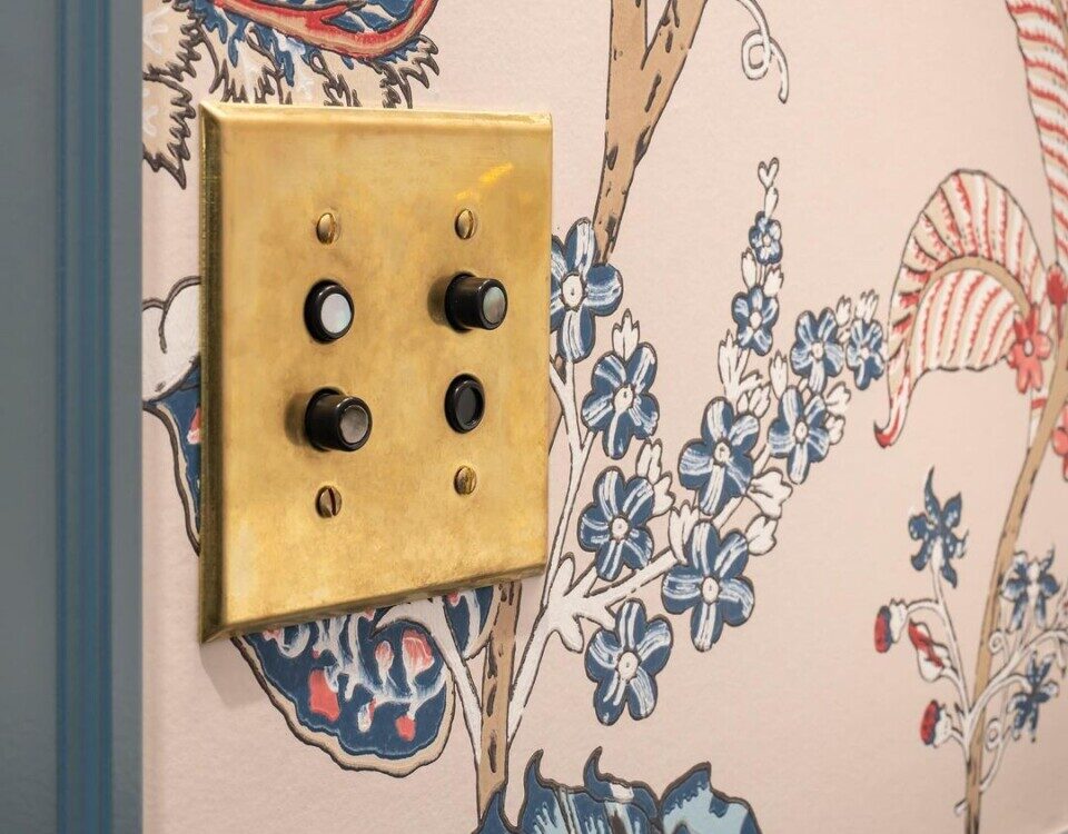 whimsical vintage light switch