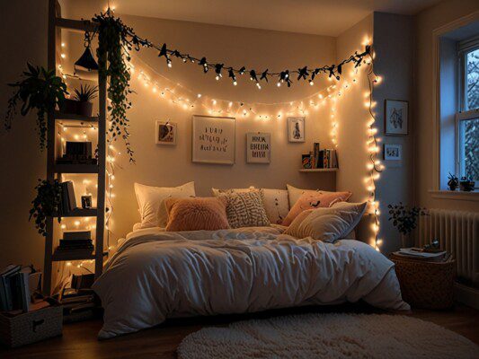 Cozy bedroom decor ideas Book Nook